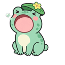 Mint Pop Frog Cursor Pointer
