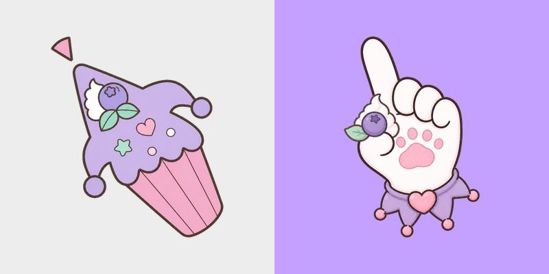 MMU Kuromi Spoon Cupcake