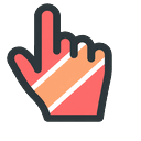 Modern Coral Desktop Pointer