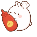 Molang Ketchup and Molang Hot Dog Pointer