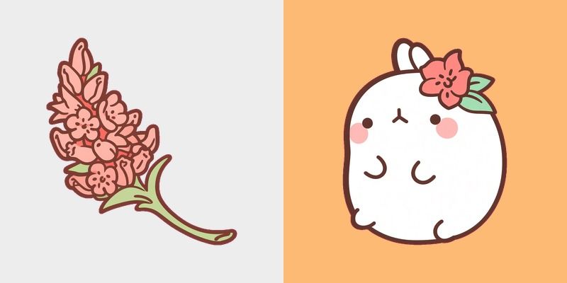 Molang Peach Blossom
