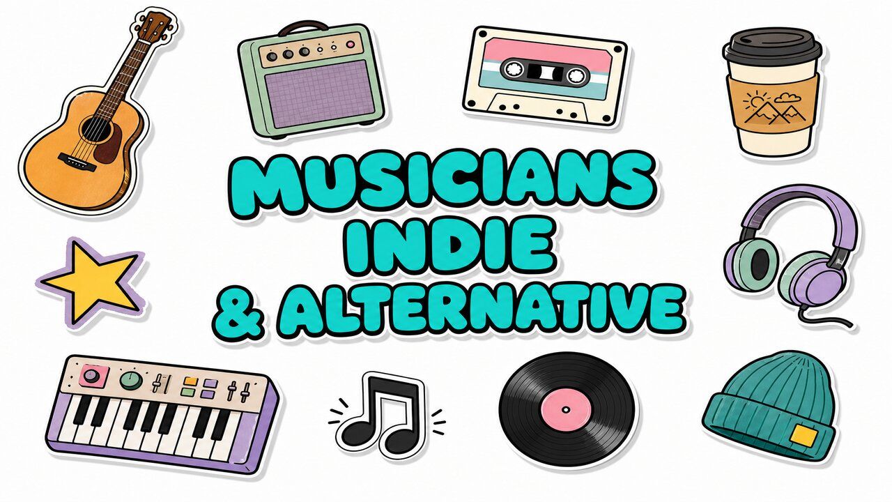 Musicians Indie & Alternative - Custom cursor collection preview