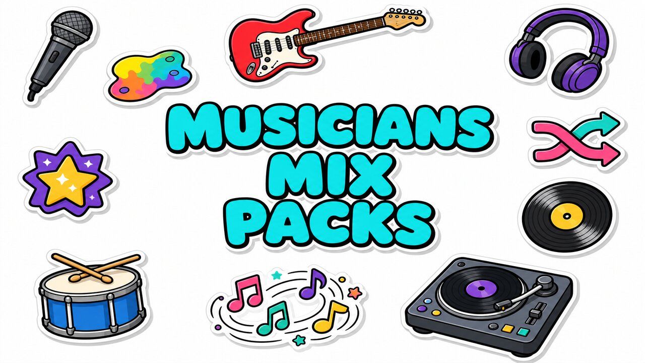 Musicians Mix Packs - Custom cursor collection preview