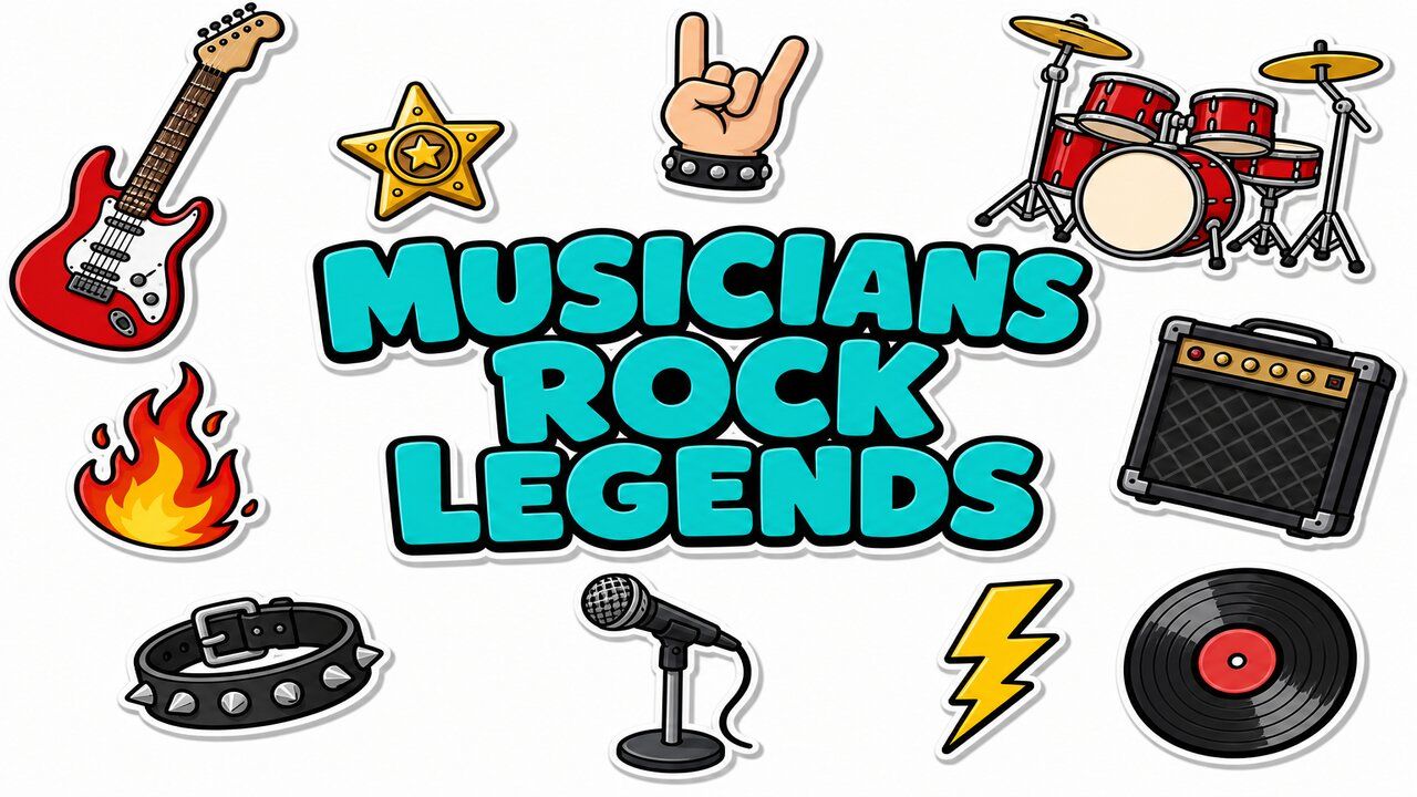 Musicians Rock Legends - Custom cursor collection preview