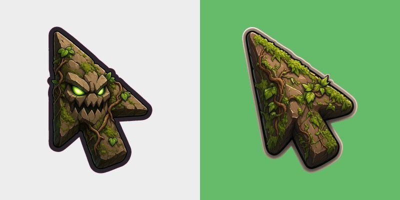 Nature Golem Cursor | Custom Cursors Planet