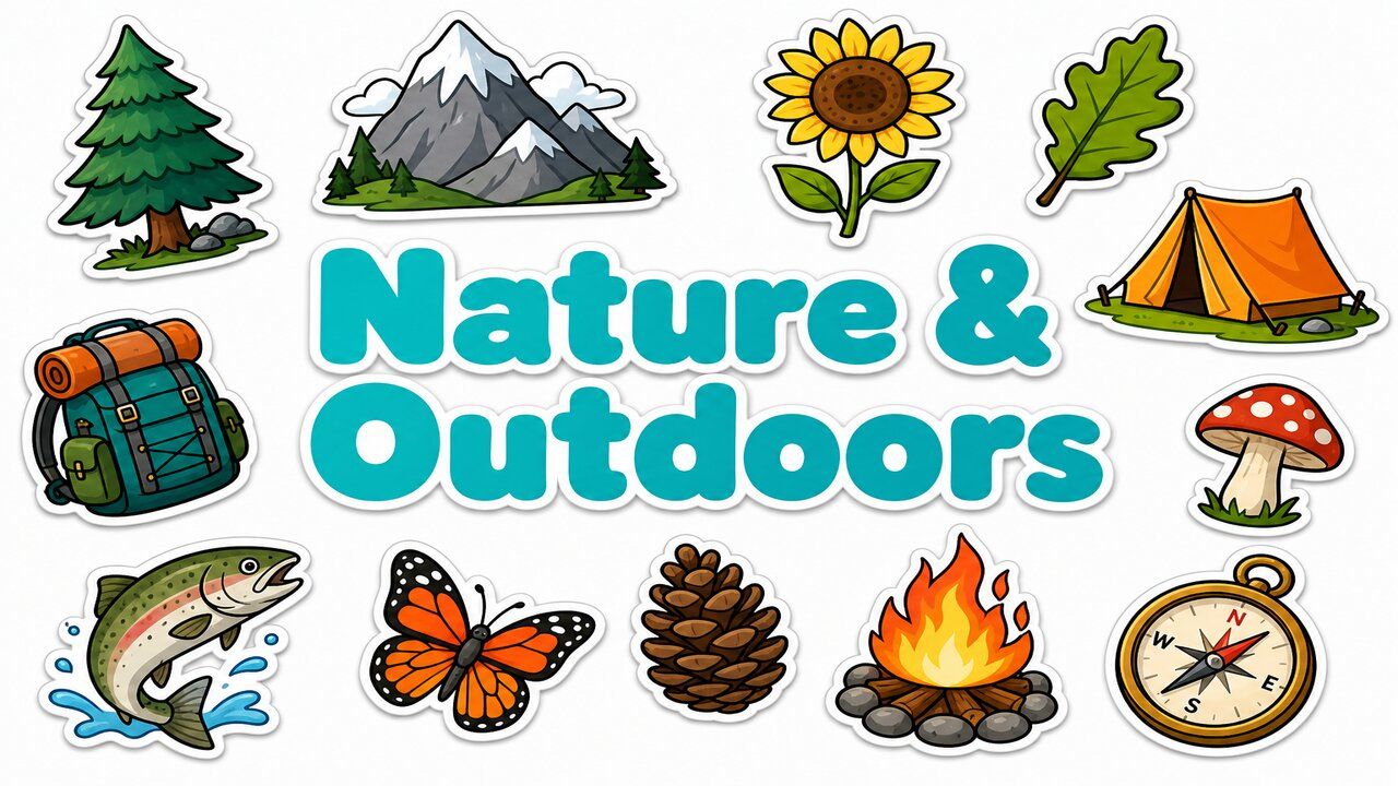 Nature & Outdoors - Custom cursor collection preview image