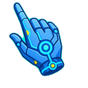 Neon Circuit Arrow Pointer