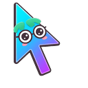 Neon Cyan Nerd Default