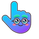 Neon Cyan Nerd Pointer