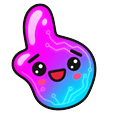 Neon Cyber Blob Pointer