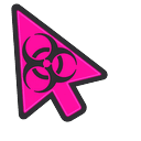 Neon Magenta Biohazard Default