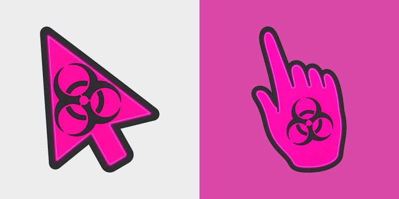 Neon Magenta Biohazard