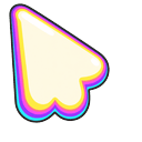 Neon Rainbow Puff Default