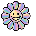 Rainbow Rose Daisy Pointer