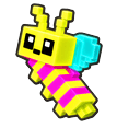 Neon Voxel Bee Default