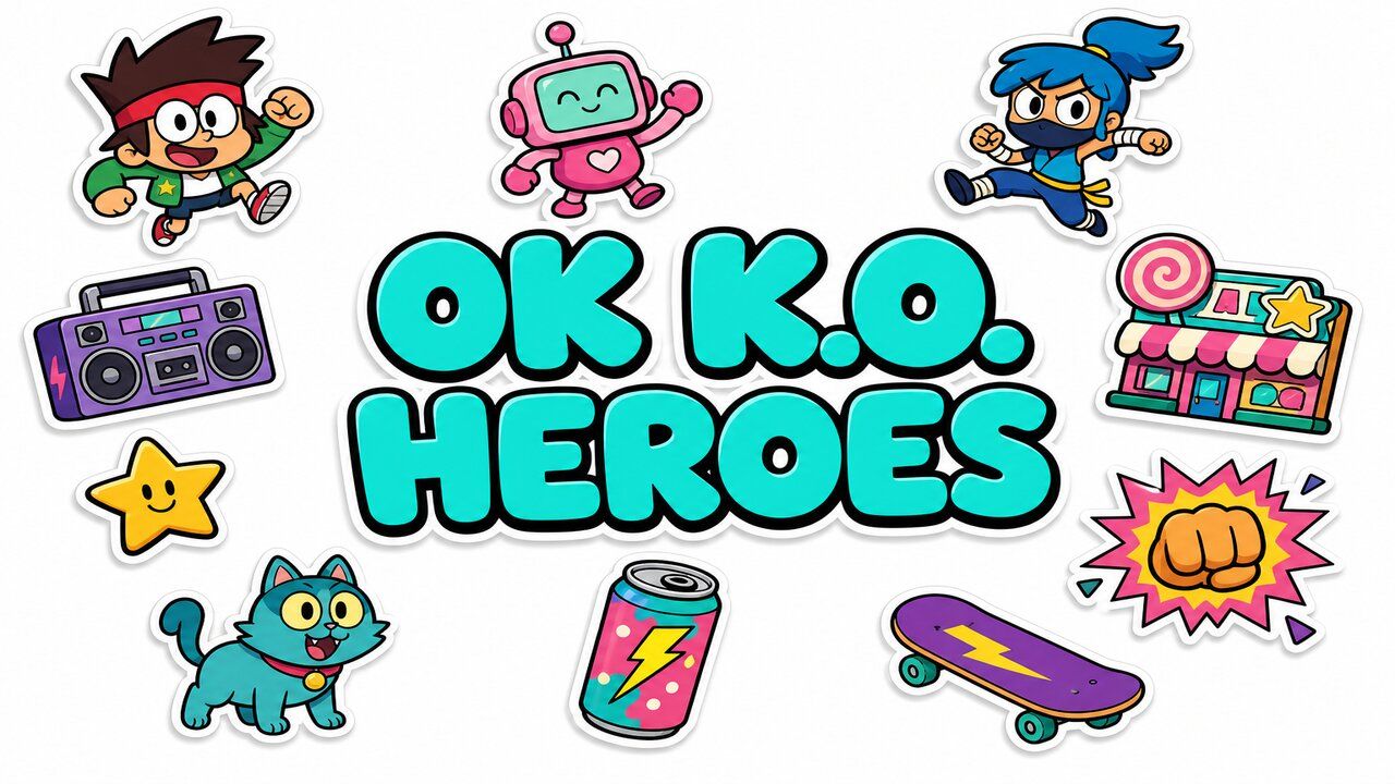 Фон колекції OK K.O. Heroes