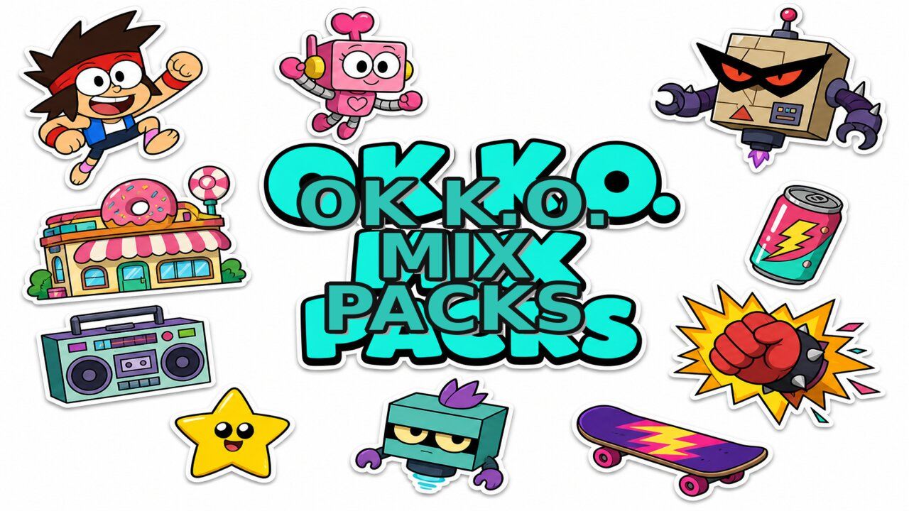 Фон колекції OK K.O. Mix Packs