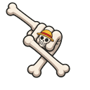One Piece Straw Hat Jolly Roger Pointer
