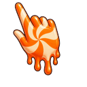 Orange Candy Melt Pointer
