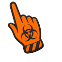 Orange Hazmat Biohazard Pointer