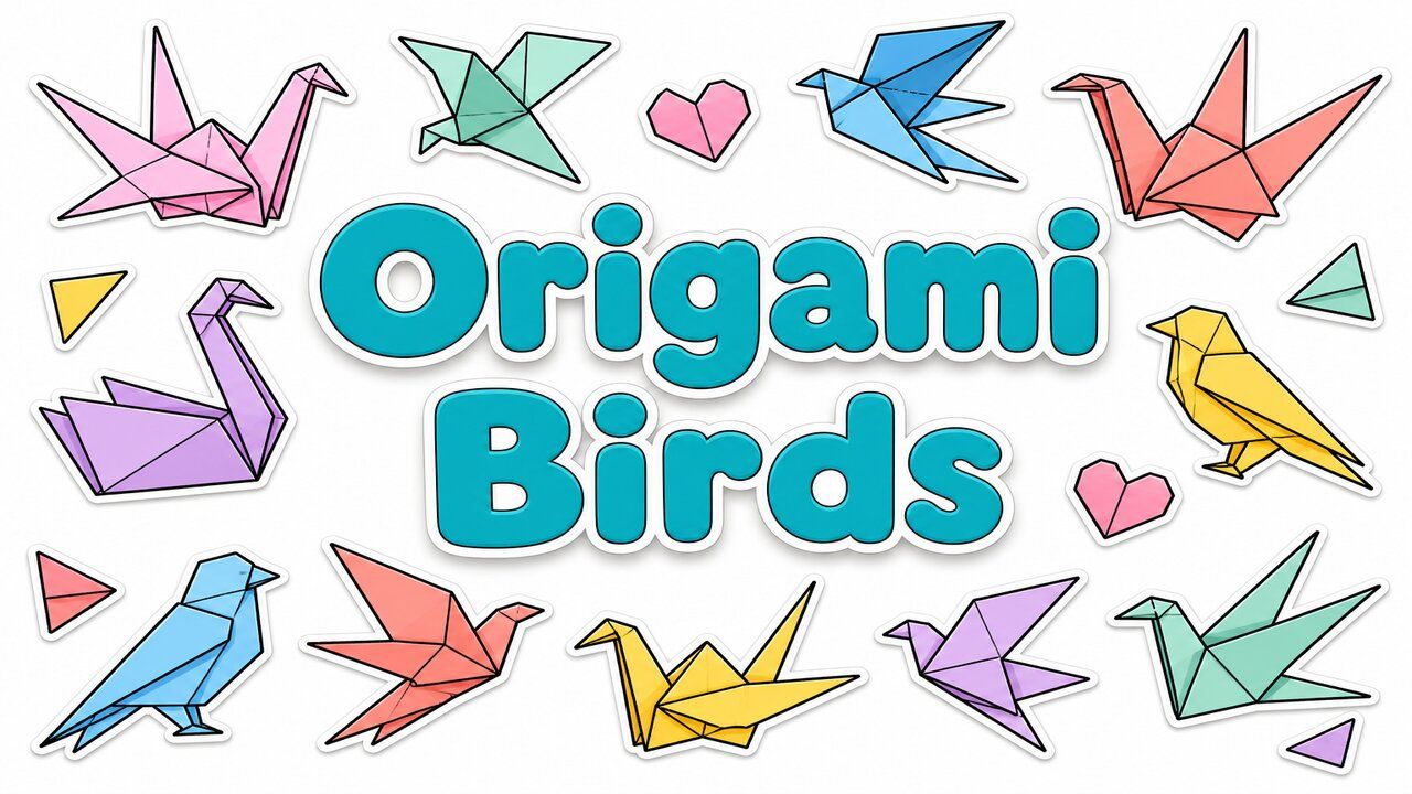 Origami Birds - Custom cursor collection preview