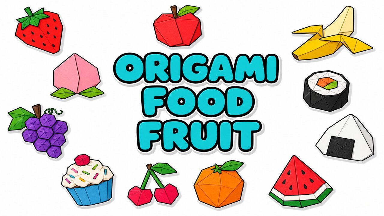 Origami Food & Fruit - Custom cursor collection preview