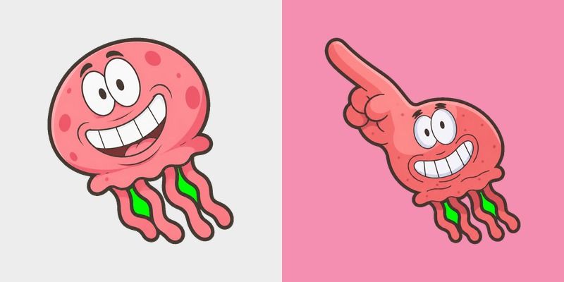 Patrick Jellyfish Grin