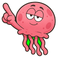 Patrick Jellyfish Sleepy Pointer