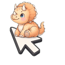 Peach Baby Triceratops Default