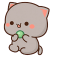 Peach Goma Eating Mochi Default