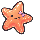 Peach Jelly Star Cursor Pointer
