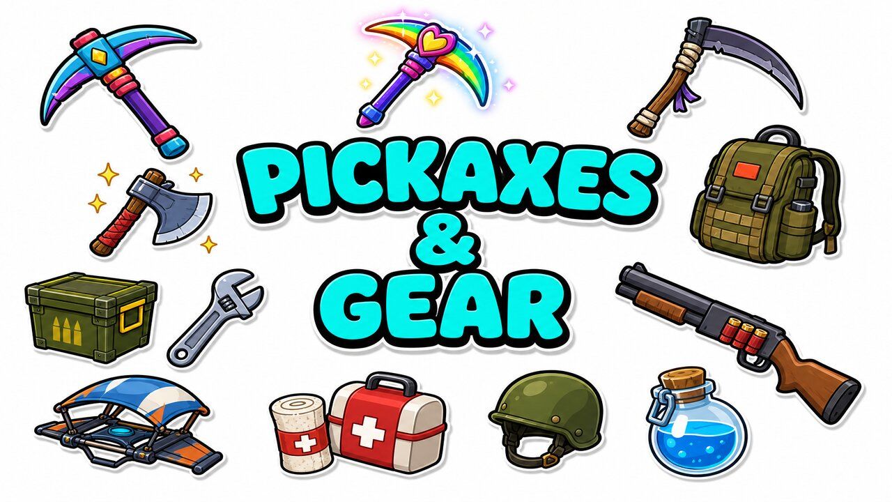 Pickaxes & Gear - Custom cursor collection preview