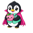 Pink Bat Vampire Penguin Pointer