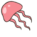Pink Ponyo Jellyfish Default