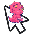 Pink Triceratops Default