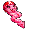 Pink Venom Snake Helmet Default