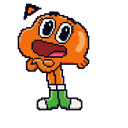 Pixel Art Gumball Darwin Cursor Pointer