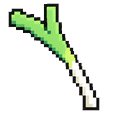 Pixel Hatsune Miku and Leek Default