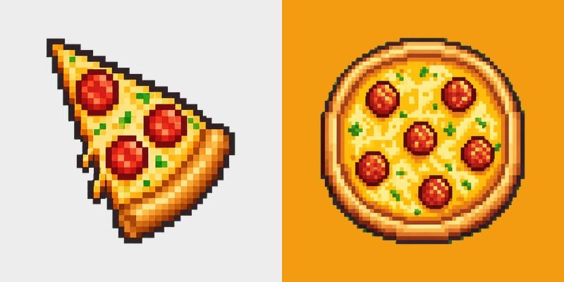 Pixel Pepperoni Pizza