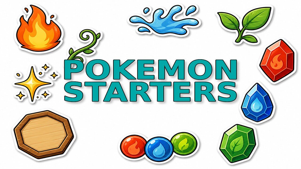 Pokemon Starters - Custom cursor collection preview