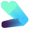 Prank Abstract Gradient Heart Cursor Default