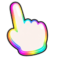 Prism Rainbow Puff Pointer