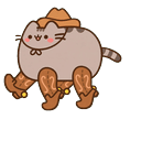 Pusheen Cowboy Hat Boots Pointer
