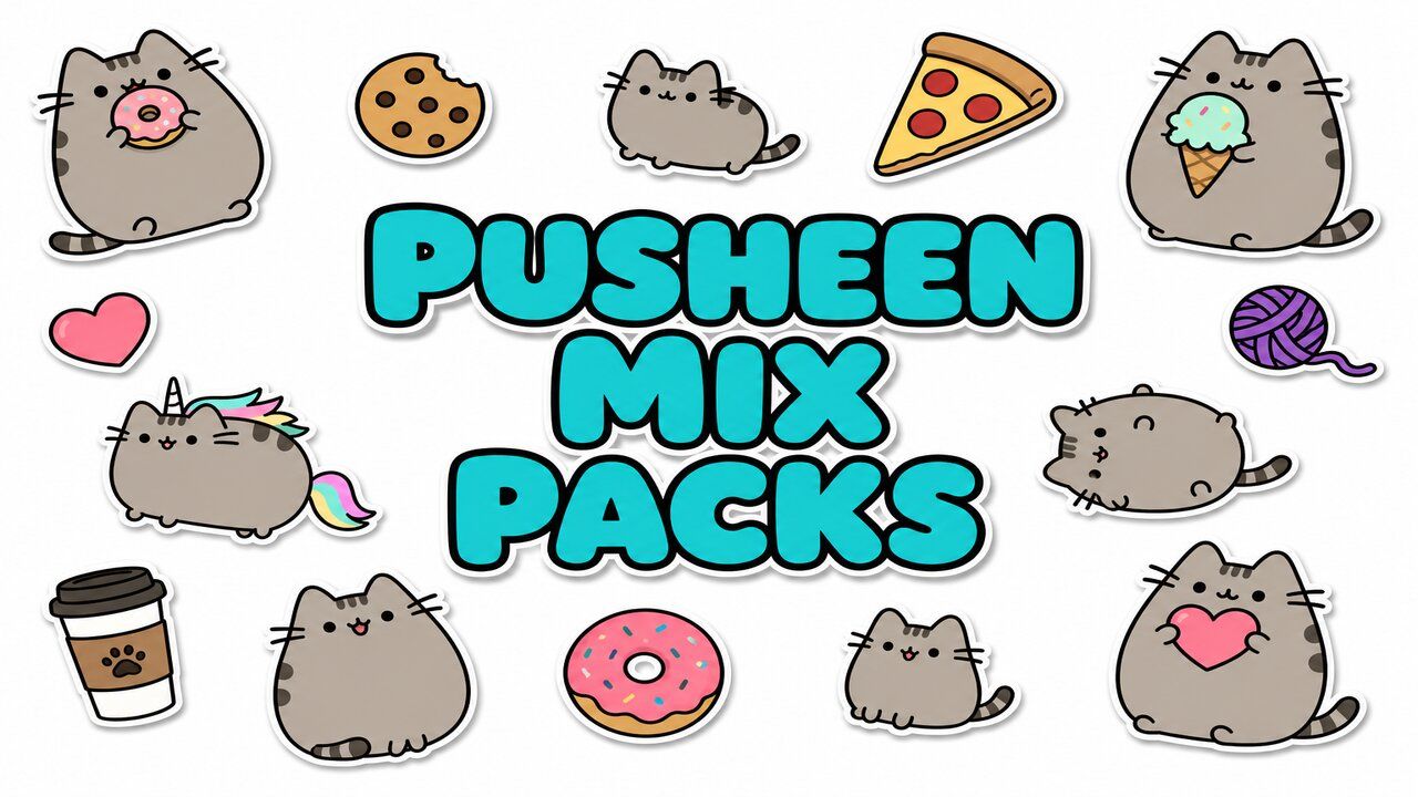 Pusheen Mix Packs - Custom cursor collection preview