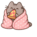 Pusheen Pizza Box and Cozy Blanket Pointer