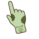 Pusheen Zombie Cat Pointer