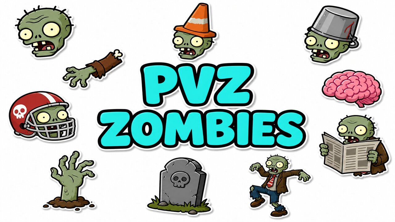 PvZ Zombies - Custom cursor collection preview
