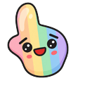 Rainbow Blob Pointer