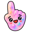 Rainbow Crystal Blob Pointer