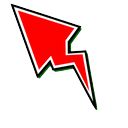 Red Lightning Bolt Default
